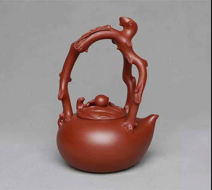 10種最美花器提梁壺，精美別致雕花紫砂壺!