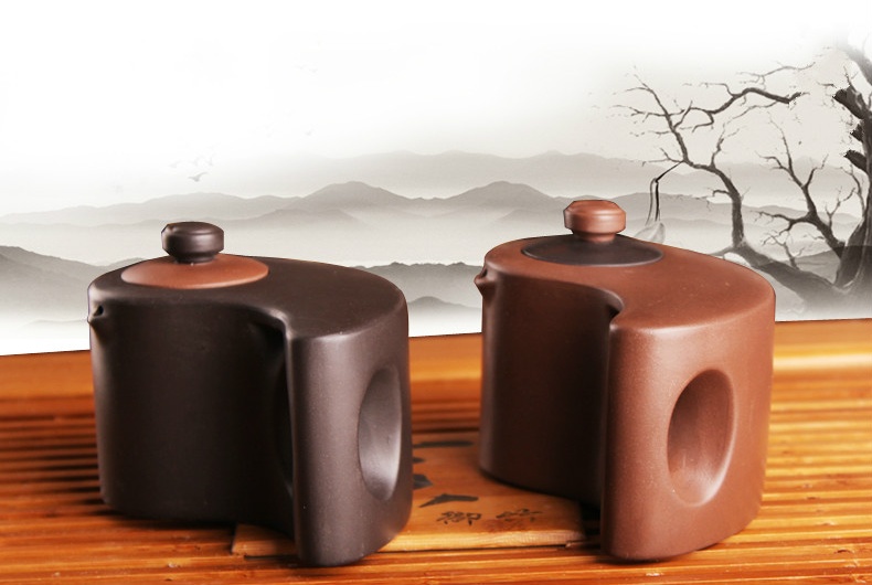 太極陰陽紫砂壺，創(chuàng)意格紫砂壺