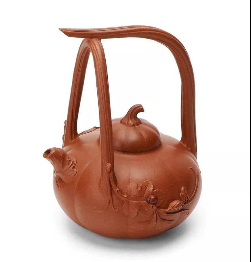 10種最美花器提梁壺，精美別致雕花紫砂壺!