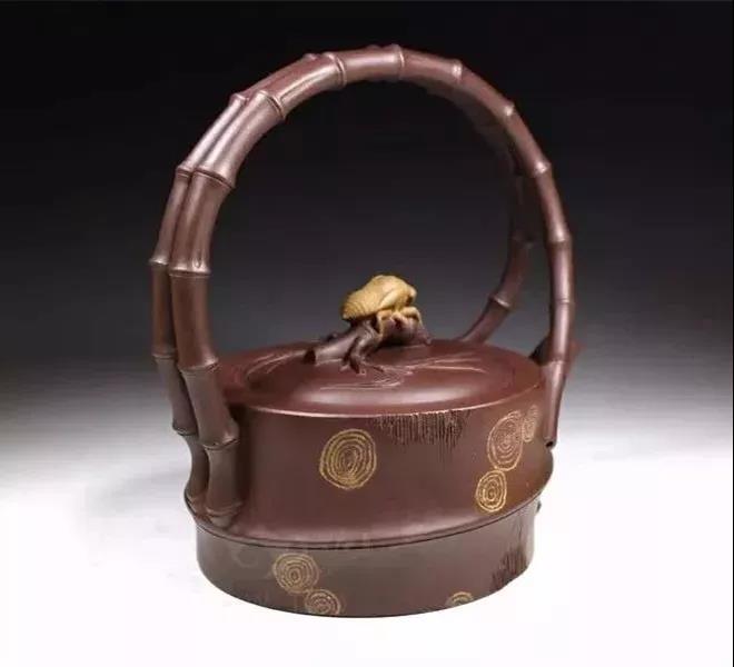 10種最美花器提梁壺，精美別致雕花紫砂壺!