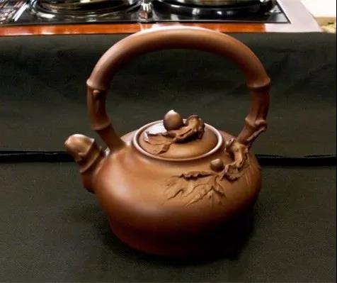 10種最美花器提梁壺，精美別致雕花紫砂壺!