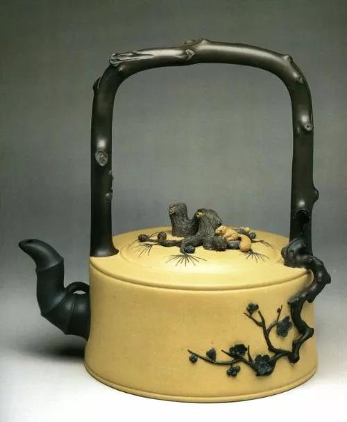 10種最美花器提梁壺，精美別致雕花紫砂壺!