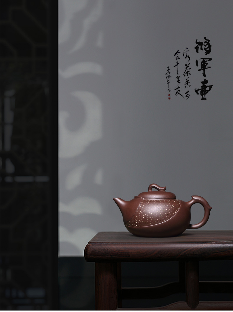 將軍壺紫砂壺，雅韻精美紫砂壺